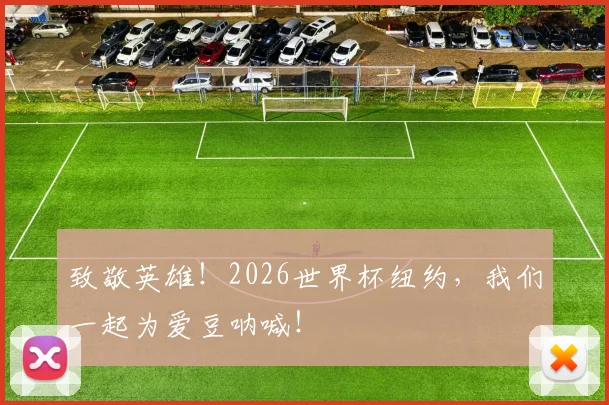 致敬英雄！2026世界杯纽约，我们一起为爱豆呐喊！